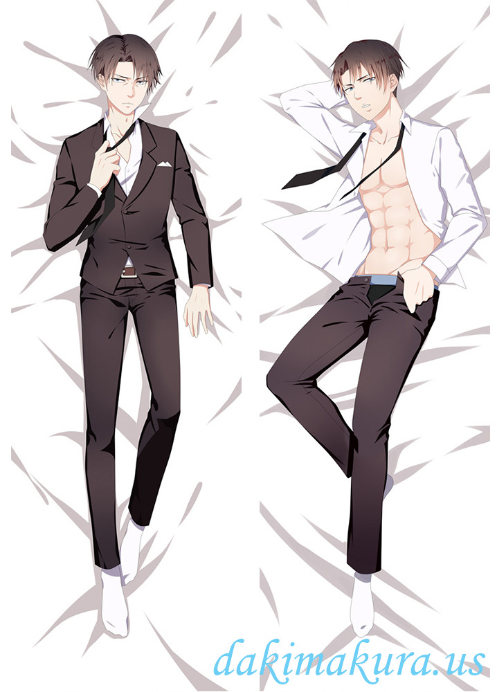 Levi Ackerman - Attack on Titan Male Anime Dakimakura Japanese Hugging Body Pillow Cover